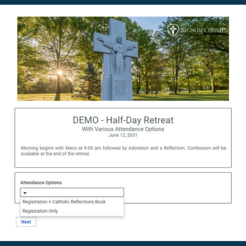 Half Day Retreat-Multi Attendance Options
