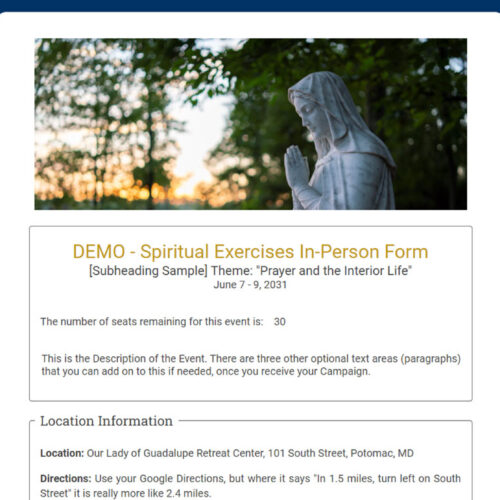 Spiritual Exercises-In Person-Updated Styles